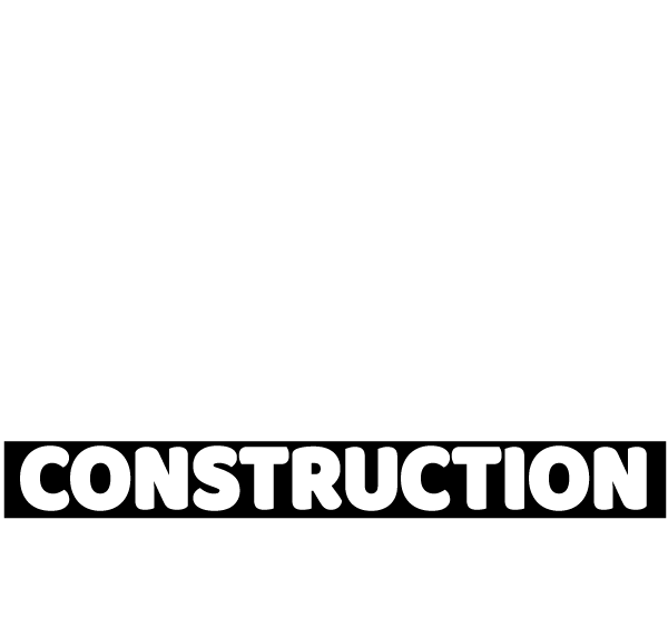 Dubon's Construction logo in white